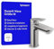 Duravit Wave Waschtischarmatur, Größe M (Auslauf Höhe 111 mm), Wasserhahn Bad, Armatur Waschbecken, Edelstahl Gebürstet