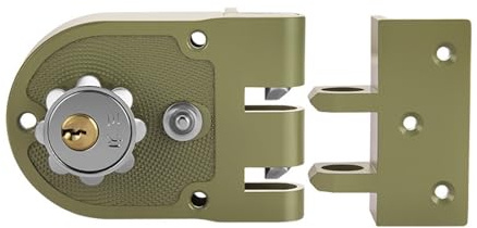 ZAANHA Jimmy Proof Deadbolt Lock Heavy Duty Safety Double Cylinder Locking Deadbolt with Keys for 1-3/4 inch (45mm) to 2-1/6 inch (55mm)(Right Open)