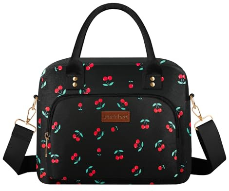 TXBOBECO Lunch Bags for Women,11.5L Cool Bag Large Insulated Lunch Box Bag, | Adults Girls Packed Lunch Box Tote Bags with Shoulder Strap, Soft Cooler Picnic Bags for Work School Picnics