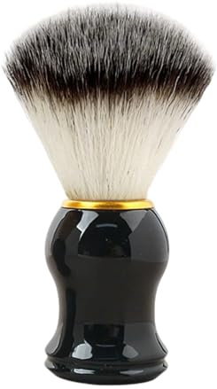 Luxury Synthetic Shaving Brush for Men,22 mm Dense Vegan Bristle Knot,Fast Rich Lather,Ergonomic Curved Handle,No Shedding,Gift for Fathers, Boyfriends & Gentlemen’s Grooming