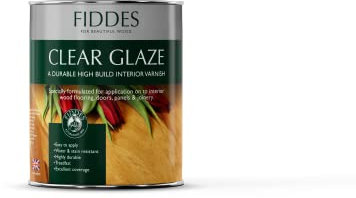 Fiddes Satin Finish Clear Glaze Varnish 1 Litre