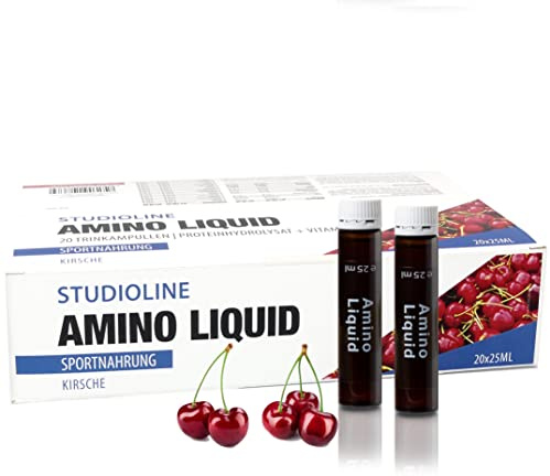 AMINO LIQUID 20 ampollas de 25 ml – aminoácidos, BCAA, EAA – perfecto para todos los deportes