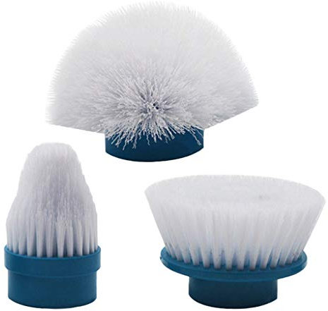 Tenlacum Electric Cleaning Brush Heads for Turbo Scrub 5cm Brush Head Pedestal (3 Pieces)