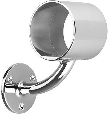 Jackson Woodturners Forge Wall Mounted Mopstick Handrail Bracket - Chrome