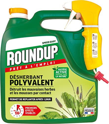 Roundup Désherbant Jardin Polyvalent Prêt à l'emploi 3L Promo