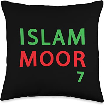 Moorish American Moorish Islam Moors In America Moor Throw Pillow