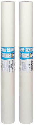 Semin Revêtement Lisse de Rénovation Sem Renov ECO - à Peindre - 150 gr - rouleau 25 x 1 m (lot de 2)
