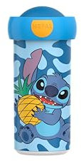 Mepal - Gourde Campus - Gobelet pour Boire - Gourde Étanche pour Enfants - Tasse pour Boire Réutilisable - Sans BPA et Lavable au Lave-Vaisselle - 300 ml - Stitch