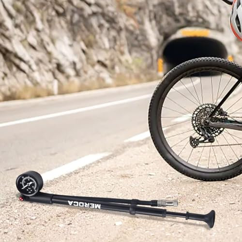 Bomba de choque para bicicleta, horquilla delantera y trasera, suspensión de bicicleta y amortiguadores de aire para bicicleta de montaña, carretera y motocicleta, válvula antifugas de alta presión de