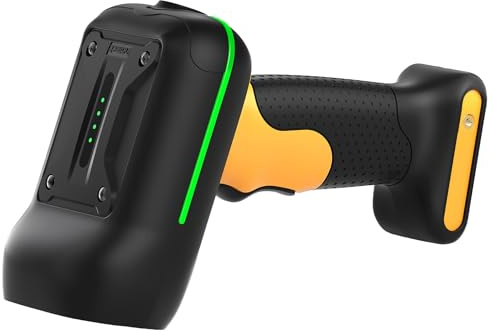 Inateck Scanner per Codici a Barre Industriale Bluetooth, Scanner 1D Wireless con IP67 Impermeabile e Antipolvere, Scanner Portatile con App e SDK, BCST-61