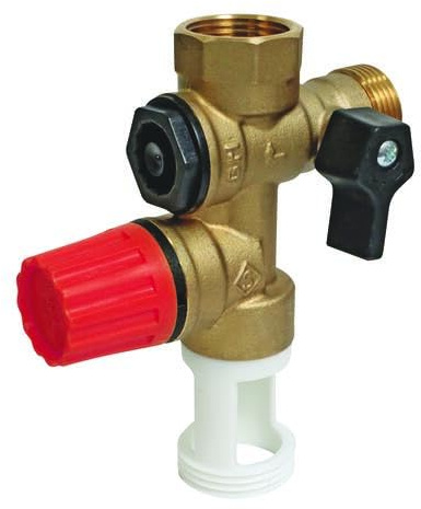SOMATHERM FOR YOU - Groupe de Sécurité Nf 3/4 à Garde d'Air Droite - Siège Inox pour Eau Agressive - Compact, Fiable et Durable - Montage Vertical ou Horizontal - pour Tous Types de Chauffe-Eau