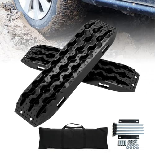 2 placas de arena, tabla de arena, ayuda de tracción, ayuda de arranque, tabla de recuperación, pistas todoterreno, adecuada para uso al aire libre en nieve, arena, barro para vehículos todoterreno