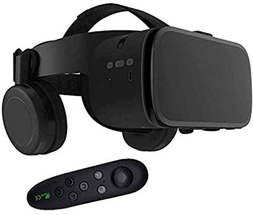 SHHYD VR Headset con Control Remoto, Gafas De Realidad Virtual 3D VR Gafas para Teléfono Inteligente iOS Android Smartphone