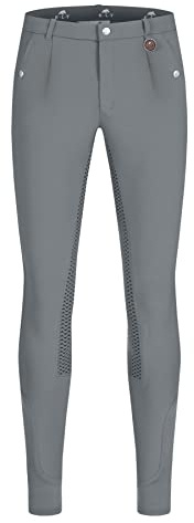 WALDHAUSEN ELT Micro Sport - Pantaloni da equitazione da uomo, in silicone, con pieghe, asfalto, taglia 52