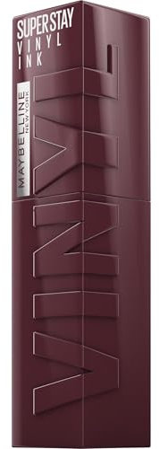 Maybelline New York Lip Color, wischfrei, langanhaltend bis zu 16h, flüssiger Lippenstift, Glanz-Finish, SuperStay Vinyl Ink, 135 Fearless