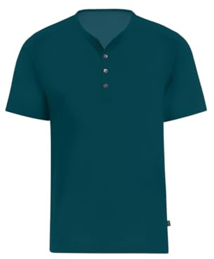 TRIGEMA T-Shirt mit Knopfleiste Deluxe Baumwolle