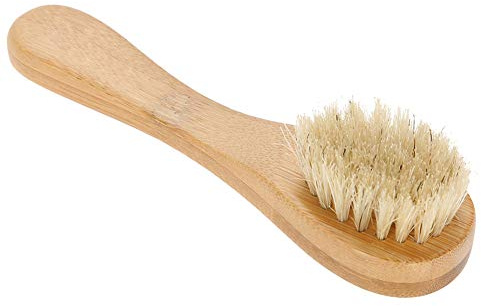 L-Borste, Ansikteborste trä, Brusande Corpo,Cepillo Exfoliante Corporal,Facial Torrborste för Ansikte, Zen Me Torr Borste för Ansikte trä Handtag Ansiktsborste Exfolierande