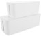ZOFUN 2 Stück Kabelbox Kabelmanagement Box Kabelbox Weiß, Kabelbox Groß 2-Size Kabel-Organizer-Box, Kabelkasten zum Verstauen von Steckdosenleisten, Ladeadaptern Kabel Verstecken Schutz Sicherheit
