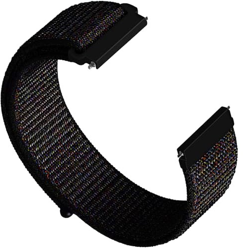 OUTPUTBT Nylon Uhrenarmbänder 18mm Kompatibel mit LIGE Smartwatch Ersatzarmband Kompatibel mit Liebeskind Armband für Ravel JOESON für Garmin Venu3S/Forerunner 265S Fossil Gen 6 42mm Damen Herren
