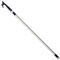 Sawesto® Bootshaken Enterhaken | Teleskopstange ausziehbar aus eloxiertem Aluminium 120 – 200 cm Ø 30 mm | Aufhängehilfe/Bügelgreifer & Kleidergabel | Poolhaken