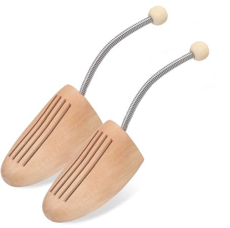 Schuhspanner Damen & Herren, Hochbelastbar Schuhspanner Holz, Edelstahlfeder Shoe Stretcher Feuchtigkeitsaufnahme und Trocknung, Schuhstrecker, Schuh Spanner für Stiefel Oder Sneaker Geeignet