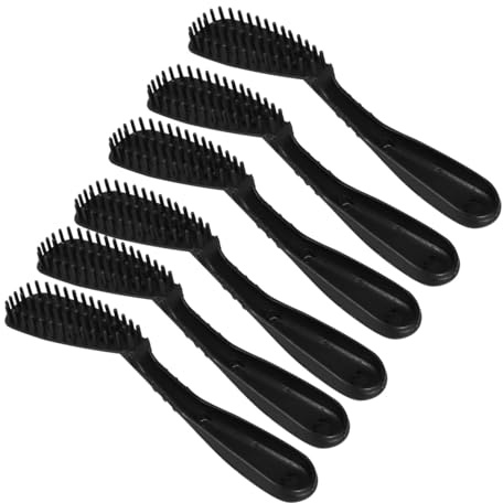 GANAZONO Set 6 Pennelli Applicatori Per Tintura Chioma Pettine Integrato, Impugnatura Antiscivolo in Pp Resistente, Per Uso Professionale e Domestico, Adatti a Tutti i Tipi Di Chioma e Colorazioni