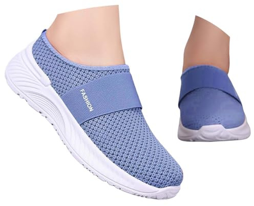 Ciabatte Ortopediche Donna Estive Slip On Leggere Pantofole Antiscivolo Chiuse Scarpe con Plantare Estraibile Morbido Traspiranti Sneakers Ciabatte Donna Estive Comode