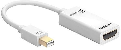 j5create Mini DisplayPort to 4K HDMI Adapter | Dual-Mode DisplayPort Adapter | Supports Resolutions up to 4K Ultra HD and 3D video | Compatible with Mac and PC