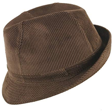 HUTX Hausmeister Krause Trilby-Cordhut braun 60