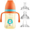 Sippy Cup for Baby Months 6+, Non Spill Cup for Toddlers, Baby Straw Cup with Handles, Spill-Proof, Leak-Proof Soft Spout Cup 240ml/8oz, with 3 Types Silicone Spouts, BPA Free