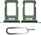 IS-TECK SIM-Kartenhalter Ersatz SIM-Tray Kompatibel mit iPhone 11 Pro/Max inklusive SIM-Nadel SIM-Kartensteckplatz (Nachtgrün)