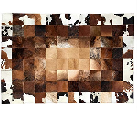 FLEPYHB Alfombras de área, alfombras Simples y Modernas para Dormitorio, mesita de Noche, sofá, Estudio, Sala de Estar, alfombras de retales de Cuero, rectangulares