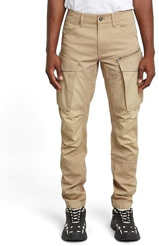 G-STAR Homme Pantalon Rovic Zip 3D Regular Tapered, Brun (Lion D02190-C962-1610), 33W / 32L