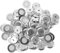 NULYLU 100 Stück Summer Teile Metall Reparaturbedarf Reparaturteil Teil Metall Ersatz Eisen Silber