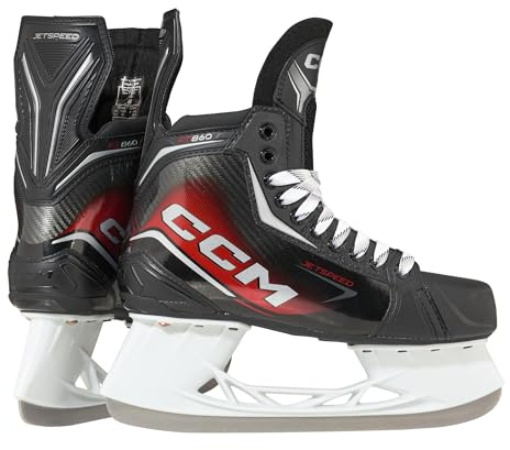 CCM JetSpeed ​​FT860 Intermediate Eishockey Schlittschuhe, Passform: Regular (4.0 = EU 37,5)