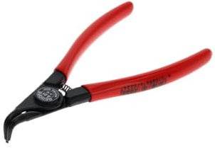 GEDORE Montagezange für Sicherungsring außen, mit Öffnungsfeder/Klemmschutz, 90degree gewinkelt, Spitzen-Ø: 0,9 mm, 8000 A 01