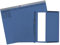 Exacompta 370207B 25er Pack Premium Kanzlei Hängehefter Exaflex Rechtsheftung, aus extra starkem Recycling Karton mit großer dehnbarer Tasche für Büro Kanzlei und Anwälte Blauer Engel Blau