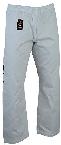 Playwell ITF White Taekwondo Training Pants Trousers - NEW (3/160cm)
