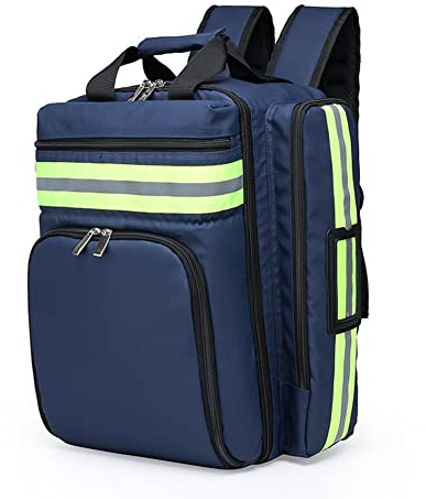 JTYX Borsa per Pronto Soccorso Zaino per traumatologia Borsa per Infermiera Vuota con Manico e Tracolla per Assistenza domiciliare, Visita in ospizio, Viaggio o Evento di Emergenza