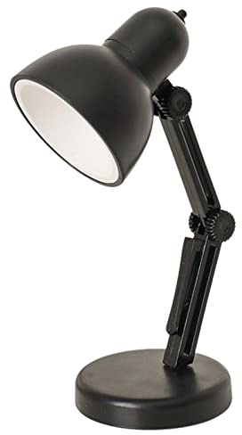 Gereton Lampe De Bureau LED, Lampe De Table Réglable À Clipser, Lampe De Lecture À Piles, Lampe De Bureau Flexible pour Bureau, Lecture, Chevet, Multicolore