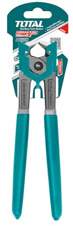 TOTAL - Pinza da Falegname | 200 mm | Ideale per l'Ebanisteria | Per Tenere e Piegare Pezzi di Legno | Precisione e Comfort | Realizzata in Cromo Vanadio | Manico in Plastica