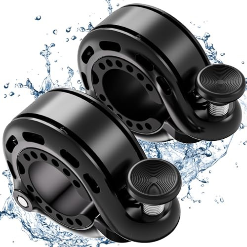 Fahrradklingel, Innovative Aluminiumlegierung 110dB Klingel laut Mini Klingel Fahrrad, 2025 Neue Aufrustung Fahrradhupe Fahrradglocke fur Bike MTB Mountainbike, 22-31.8mm Lenker