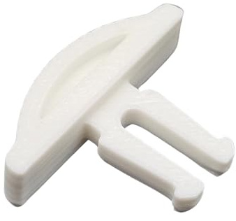 Eze Breeze Vinyl Window Button Replacement Compatible with Eze Breeze Windows (10, White)