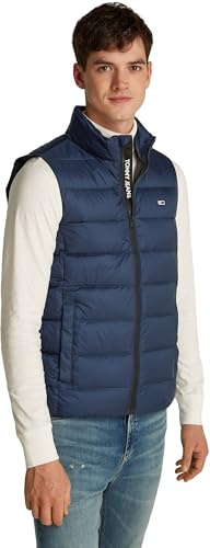 Tommy Jeans Herren Tjm Lt Down Vest Ext Dm0dm20663 Weste, BLUE (Dark Night Navy), XXL EU