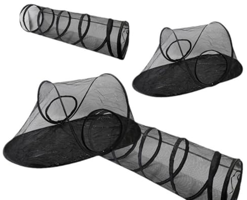 Tunnel Per Animali Domestici, Recinto Per Gatti Per Animali Domestici Da Esterno, Tenda Per Gatti Pieghevole, Casetta Da Gioco Per Gatti In Rete Portatile, Tenda Con Tunnel Gatti Da Interno Per