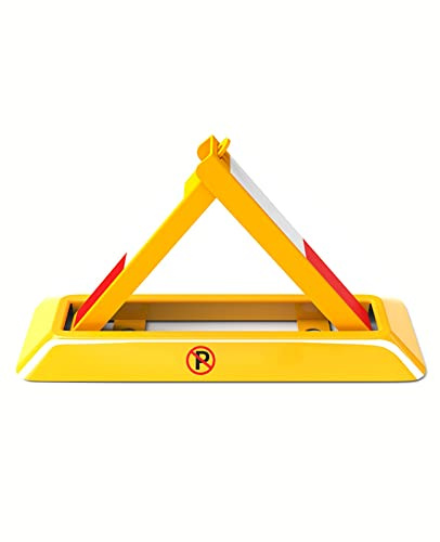 Bloqueador de estacionamiento,Bloqueador de plaza Barrera de estacionamiento plegable for entrada de seguridad con bloqueo de suelo(D)