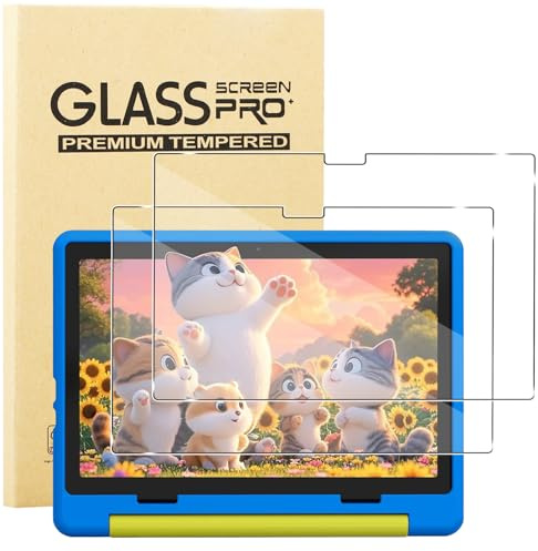 KUSINHOKA Vetro Temperato per Laptok/Vekoy Tablet Bambini KT1016 10 Pollici, [2 Pezzi] Durezza 9H Pellicola Protettiva, Anti-Graffio, HD Trasparente Protezione Schermo Protector Film