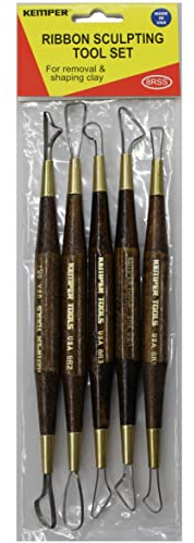 Kemper Ribbon Tools Sculpting Sets 8R1, 8R2, 8R3, 8R4, 8R5 set of 5 8 in. by Kemper