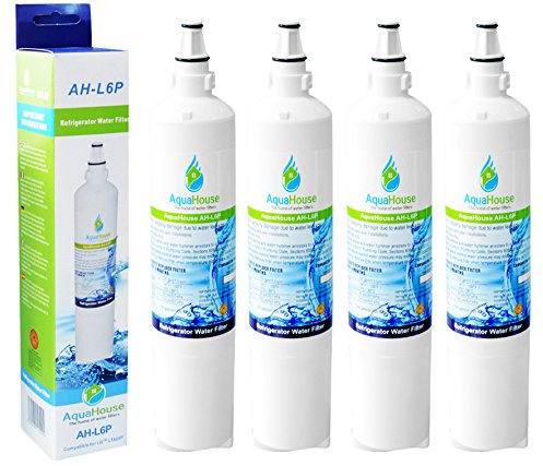 4x AH-L6P kompatibel Wasserfilter für LG LT600P, 5231JA2006A, 5231JA2006B, 5231JA2006F Kühlschrank Wasserfilter