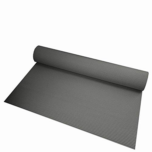 Aqua Mat Bodenbelag Badvorleger Duschmatte 130 x 90 cm Grau abwaschbar Bodenmatte Badematte